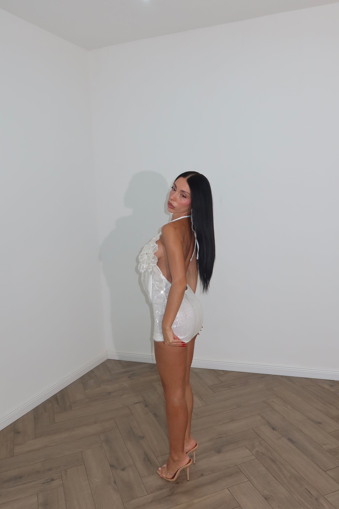 MiniDress FLORITA bianco