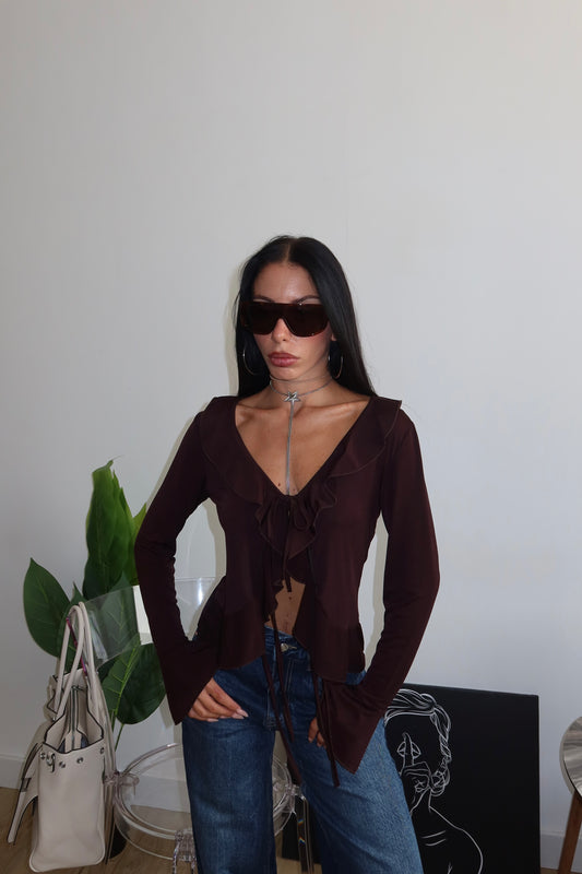 Camicia HAWAII choco