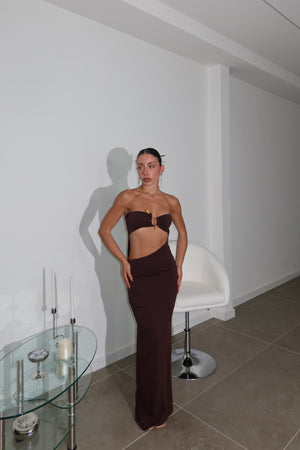 LongDress GEMSTONE choco
