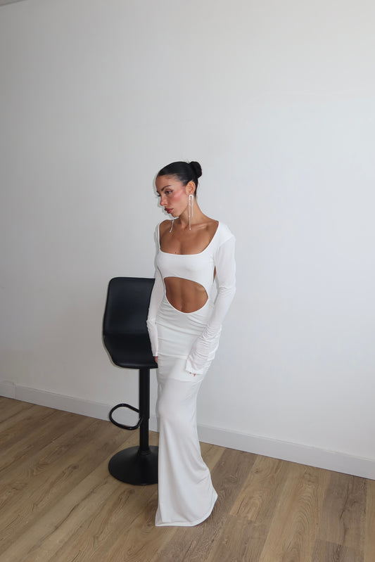 LongDress GISELLE bianco