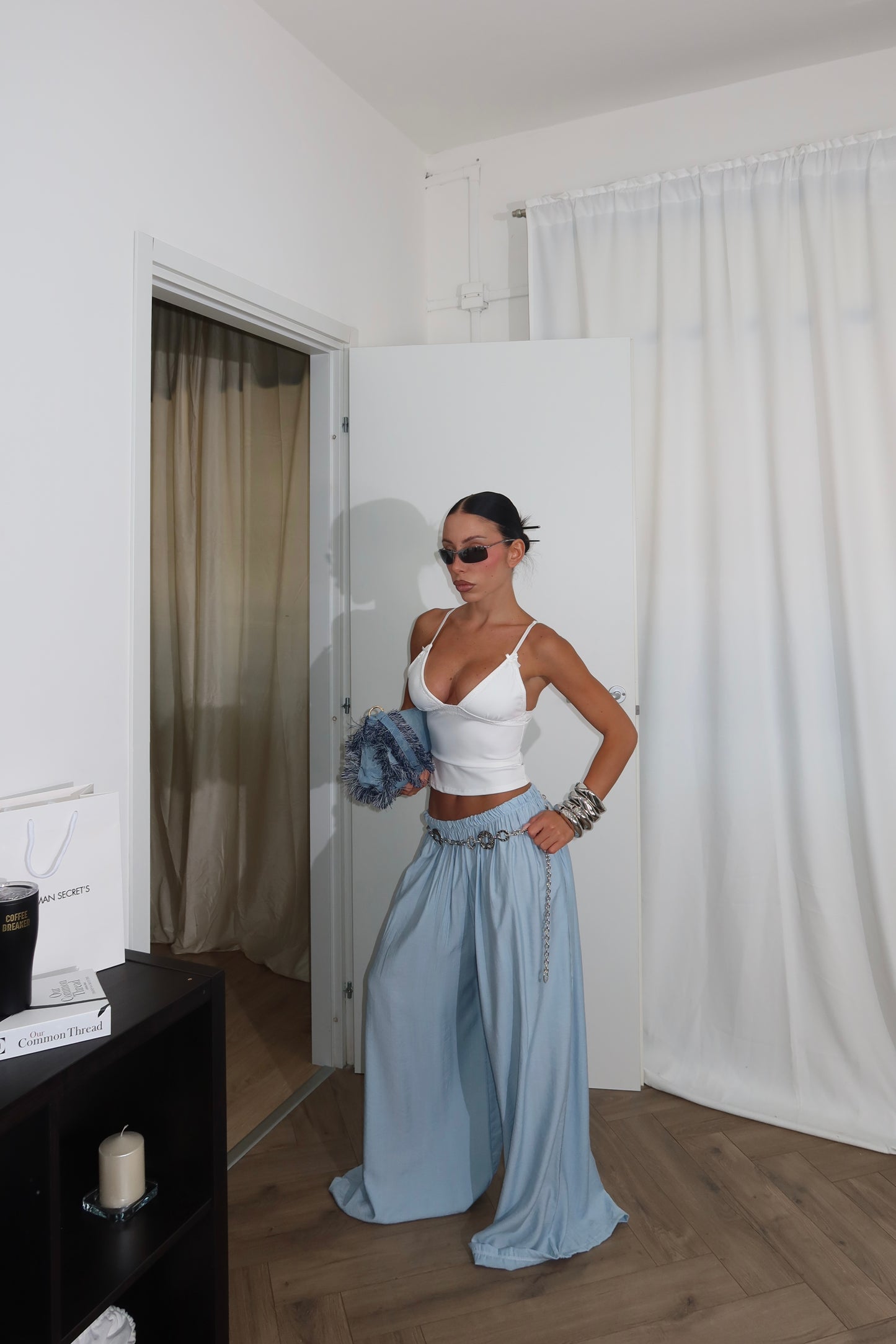 Pants FRESCO azzurro