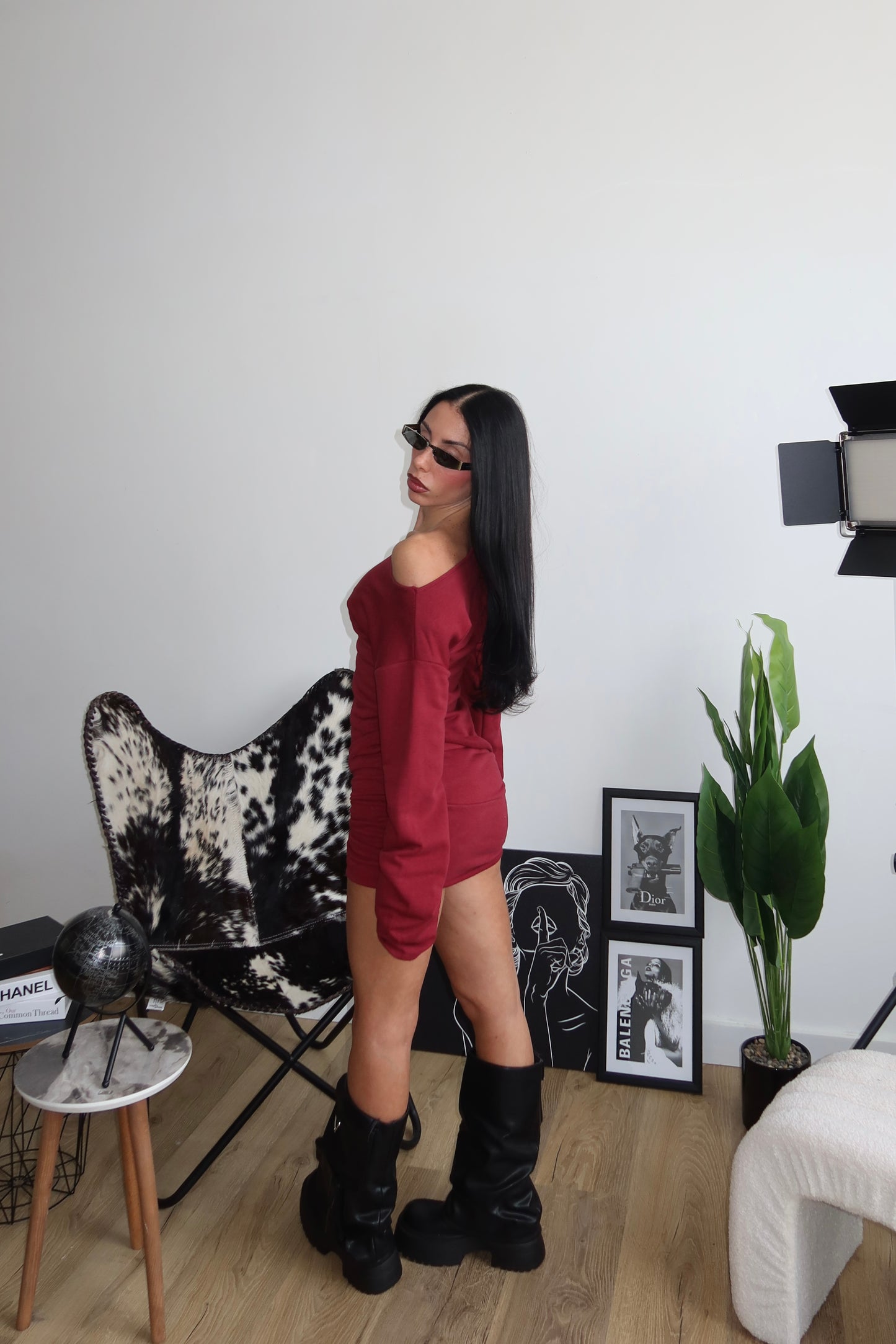 MiniDress RICHIE bordeaux