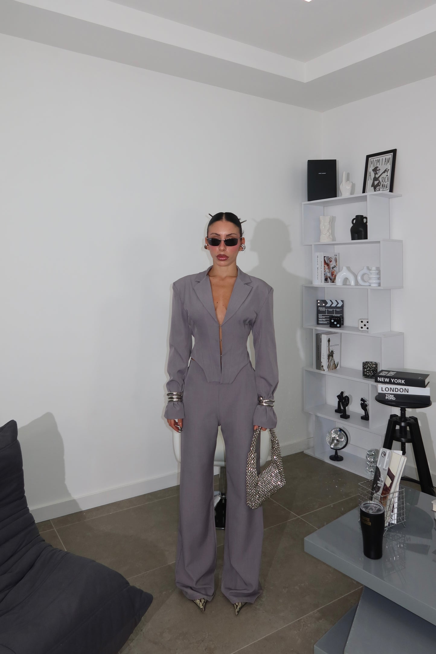Tailleur CLASSY grigio