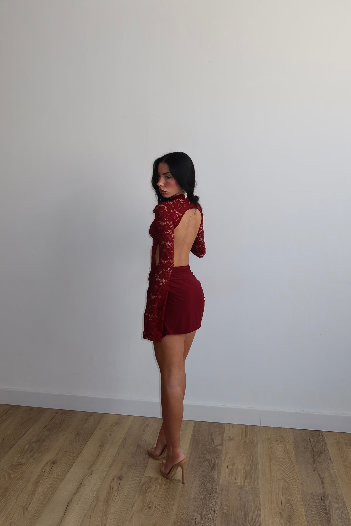 MiniDress TULUM bordeaux