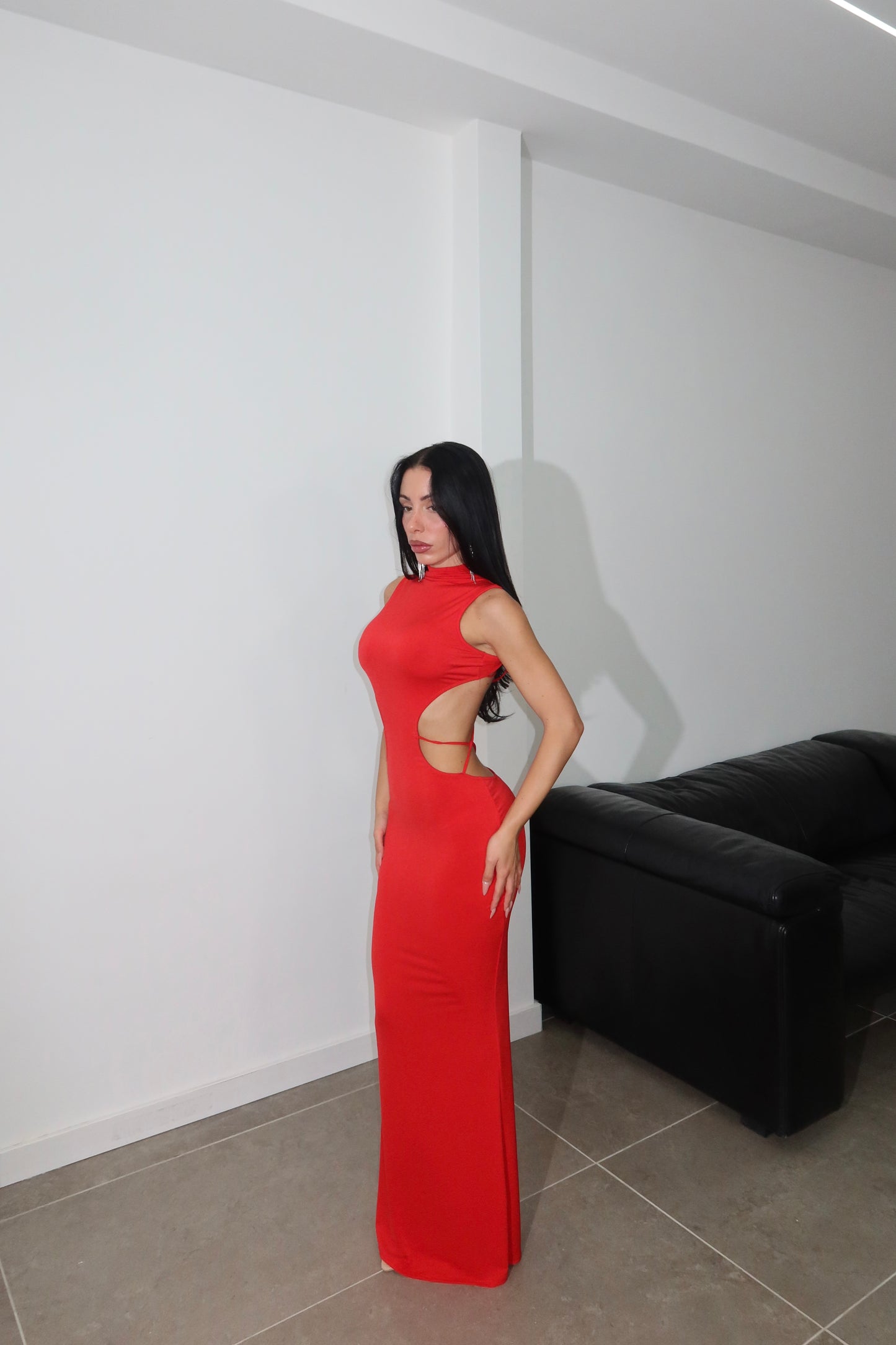 LongDress INTRECCIO rosso