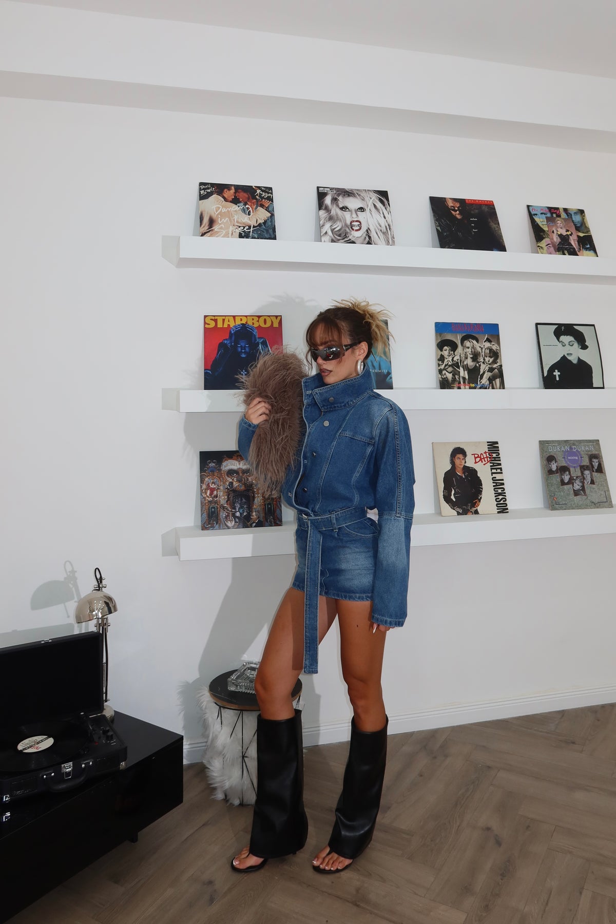 Dress RIHANNA light denim