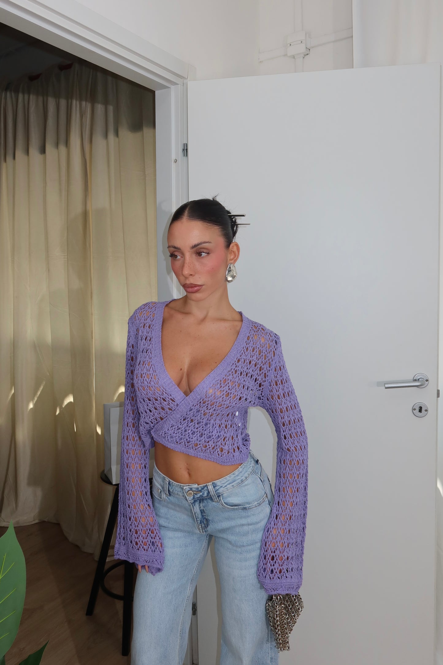 Incrociatina CROCHET lilla