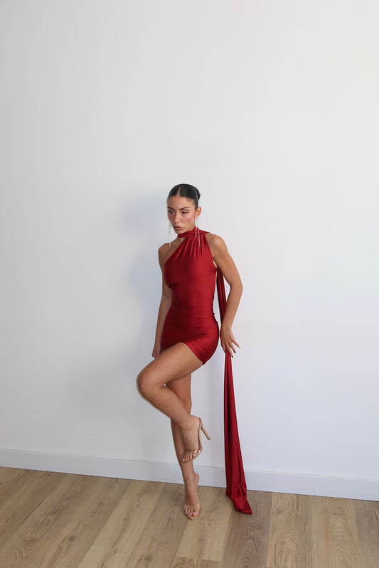 Dress PENDANT bordeaux