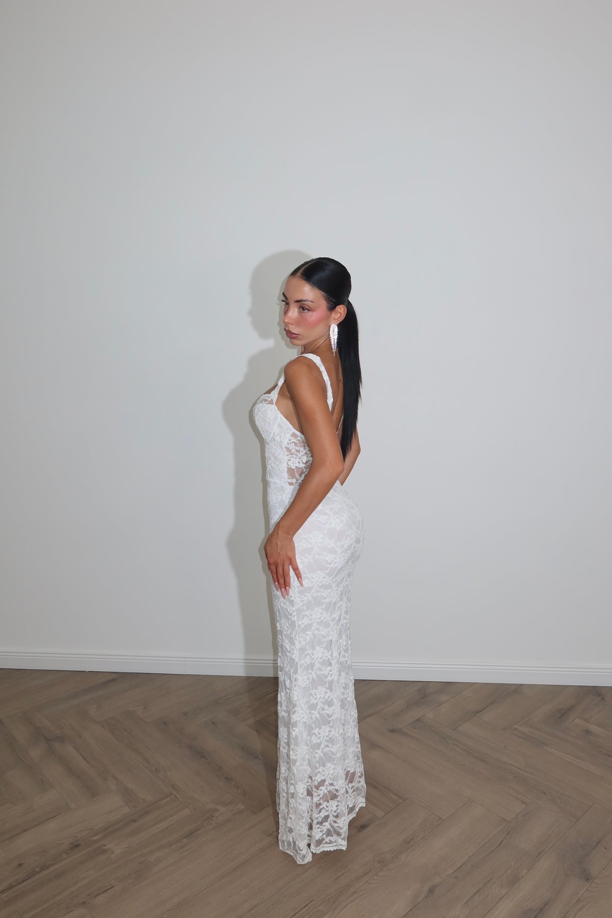 LongDress PLACE bianco