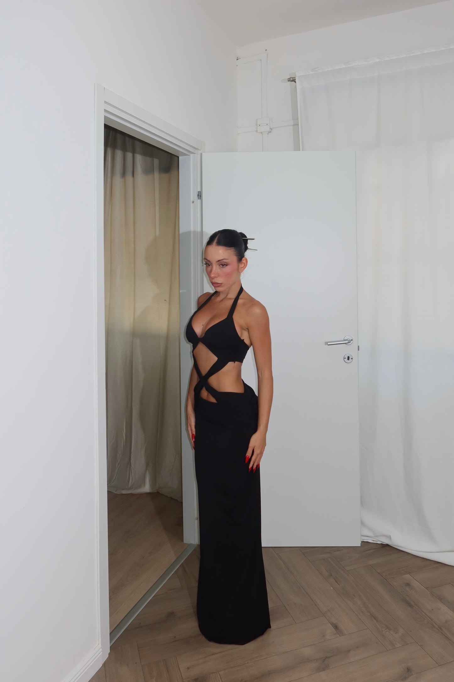 Longdress ROWEENA nero