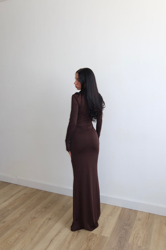 LongDress ARTEMIDE choco