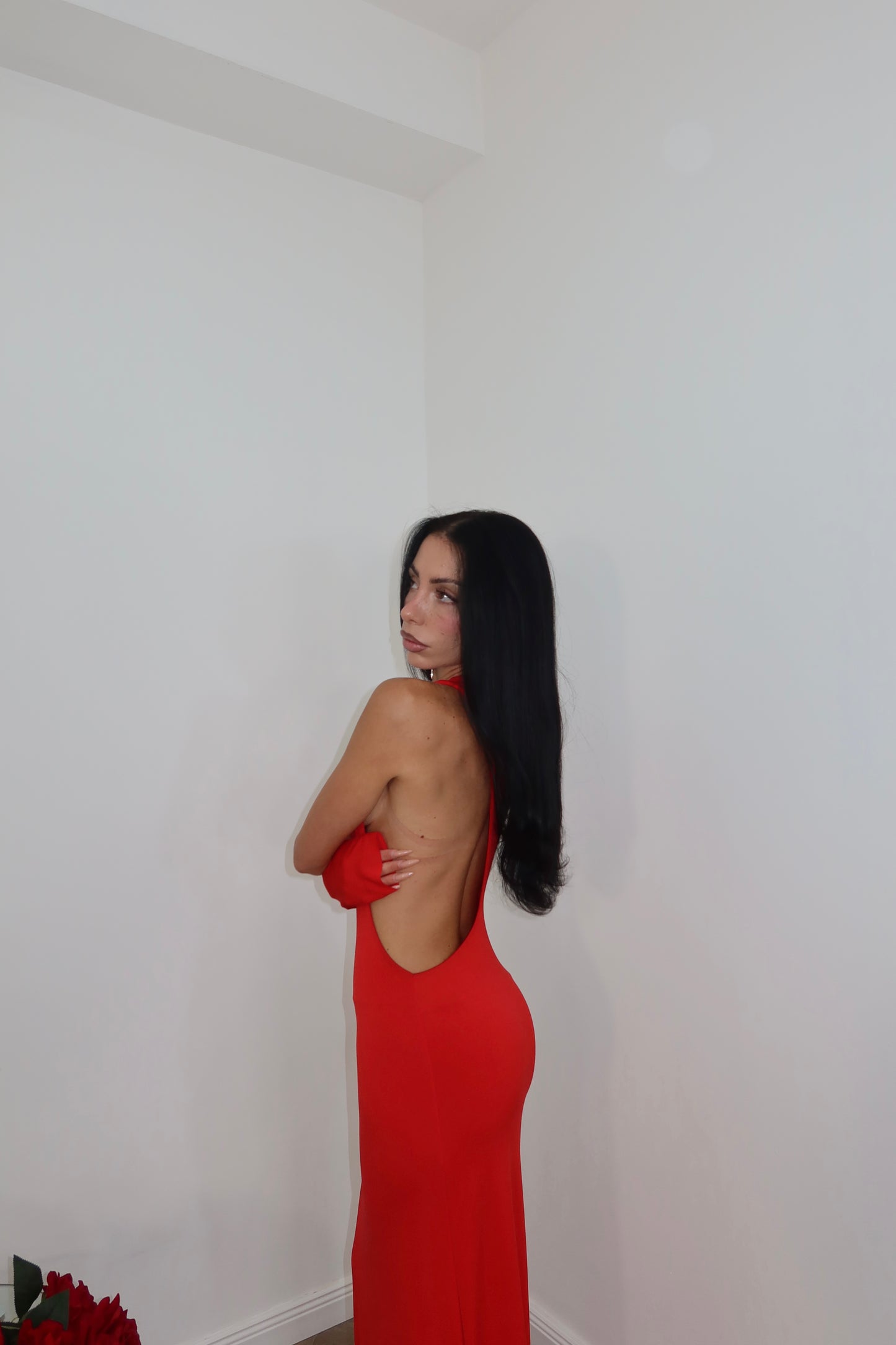 LongDress AMAL rosso