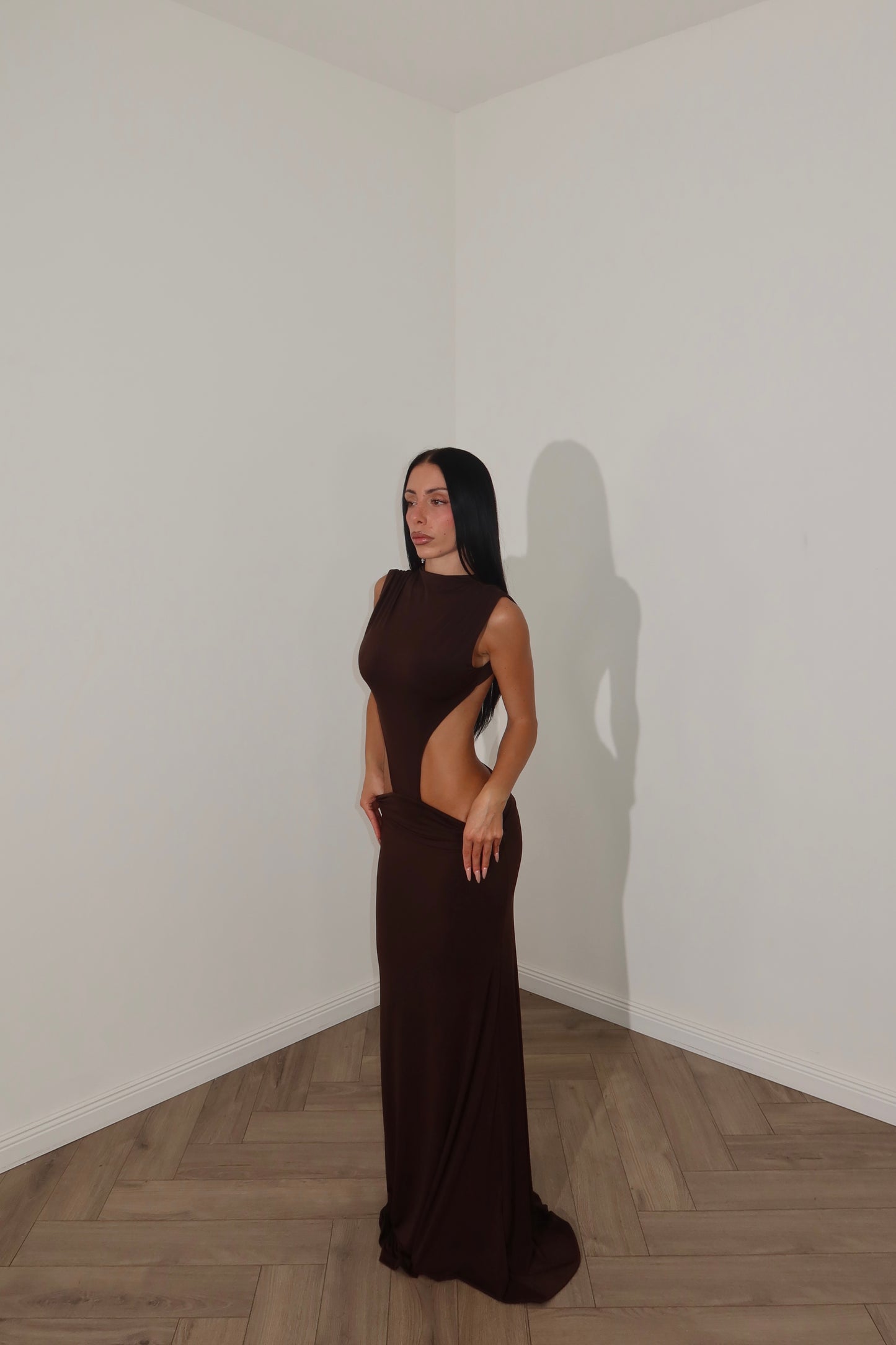 LongDress ERIN choco