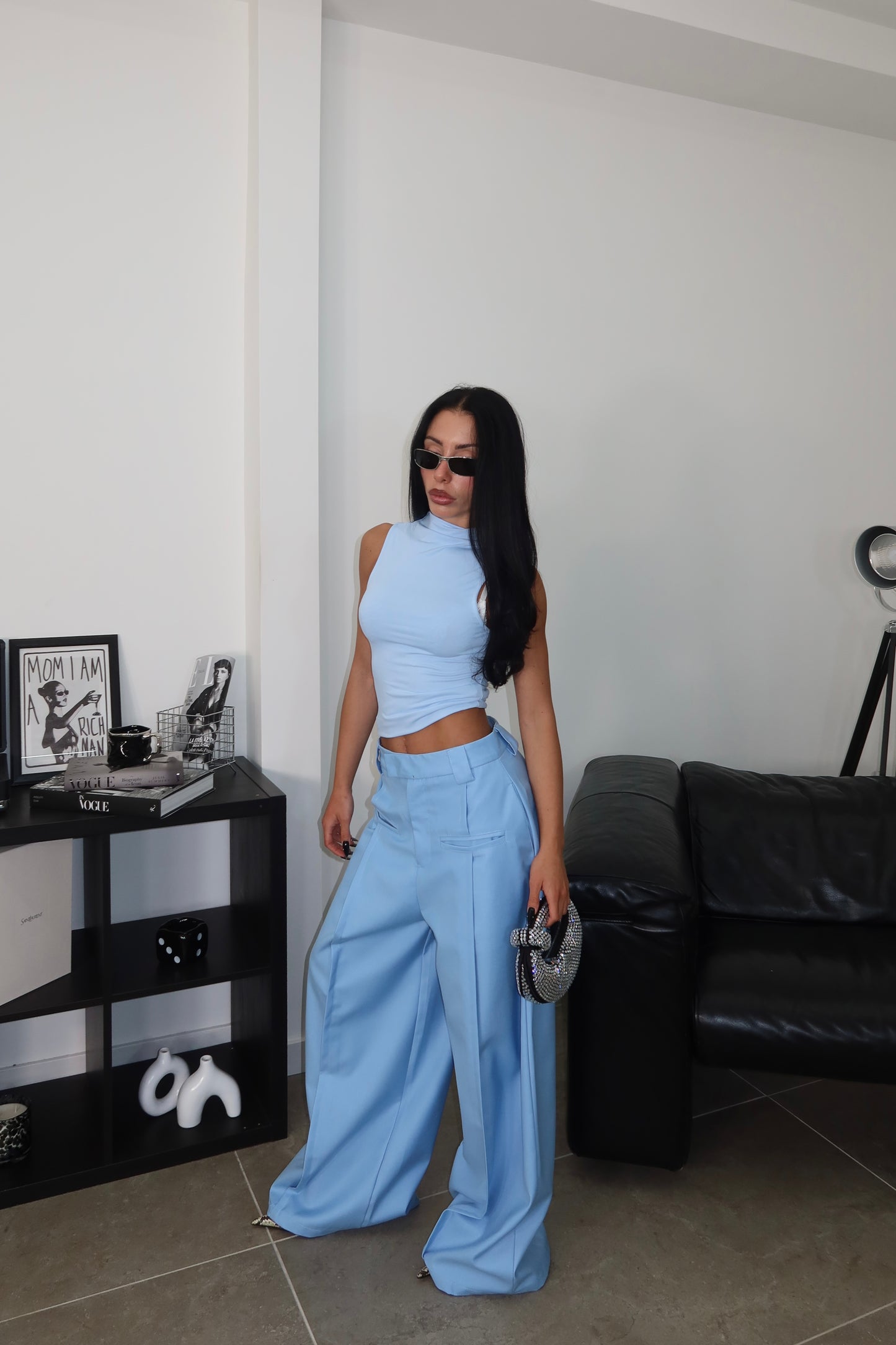 Pants FORMIDABLE azzurro