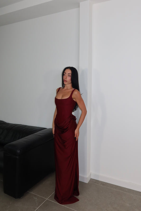 LongDress VIVIENNE wine