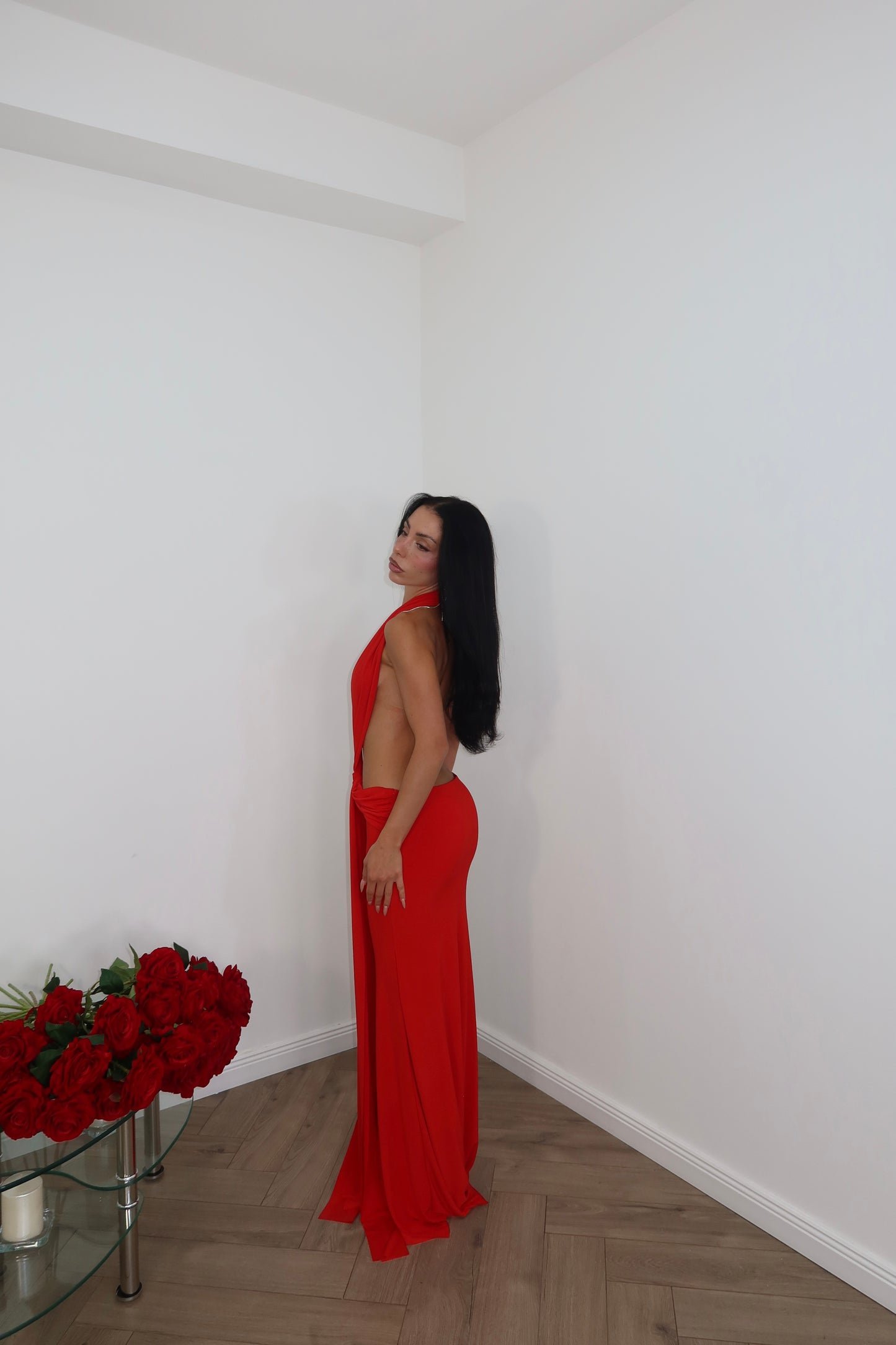 LongDress LOVE rosso