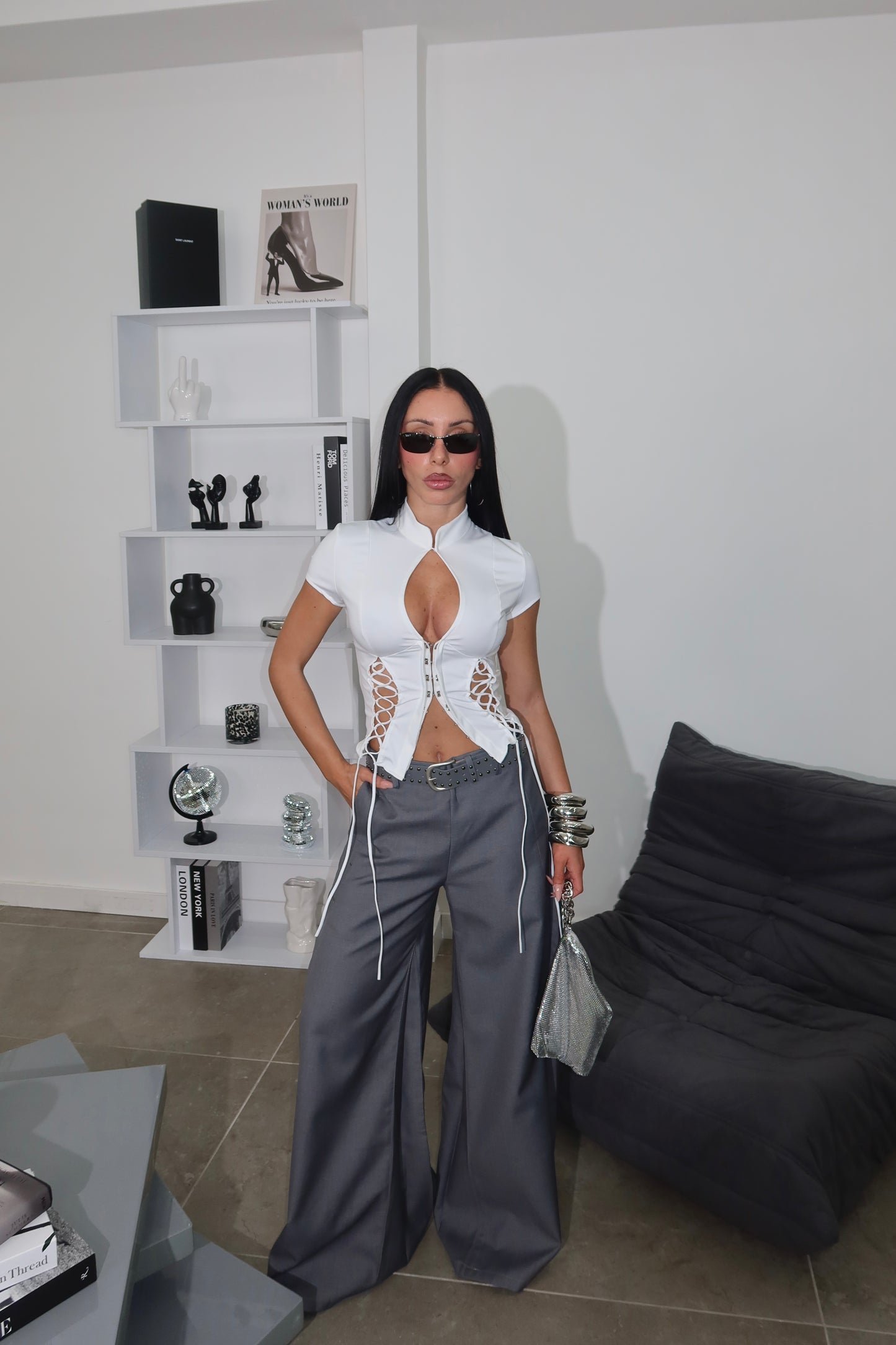 Pants OKLAHOMA grigio