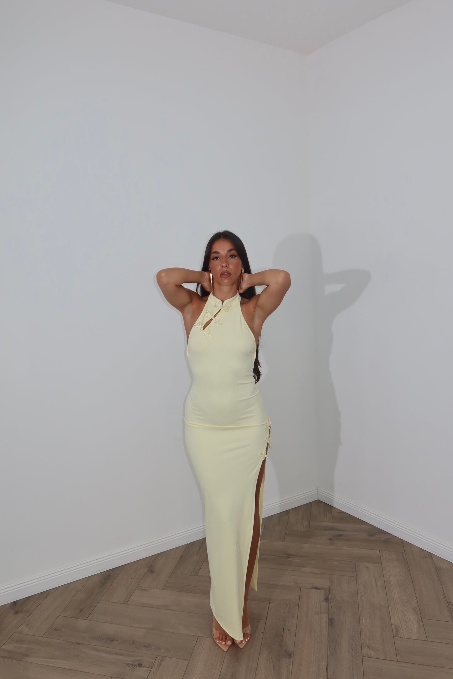 LongDress DELYA giallo