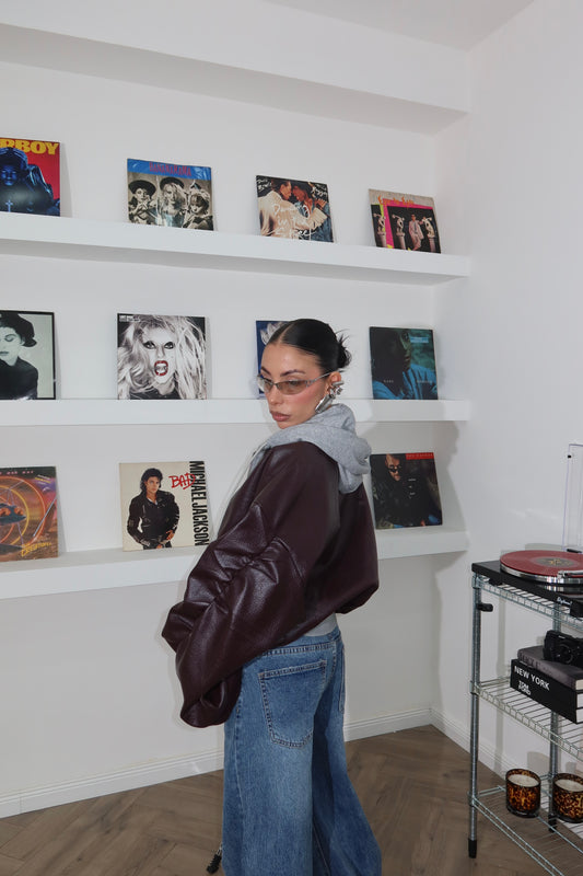 TEENAGE burgundy jacket