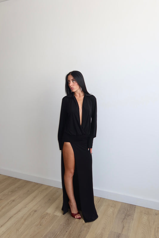 LongDress TATIANA nero