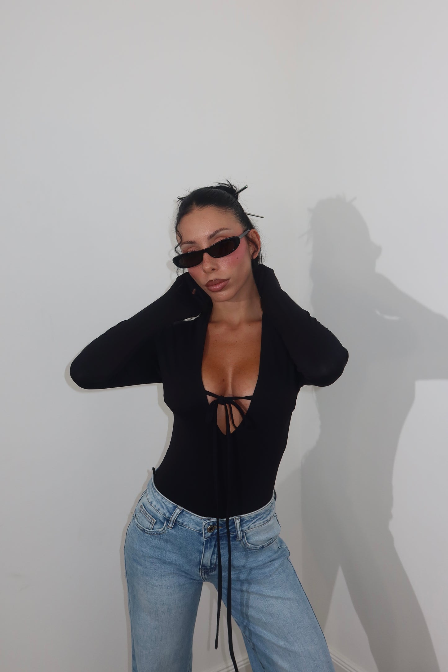 Body FIOCCHETTO nero