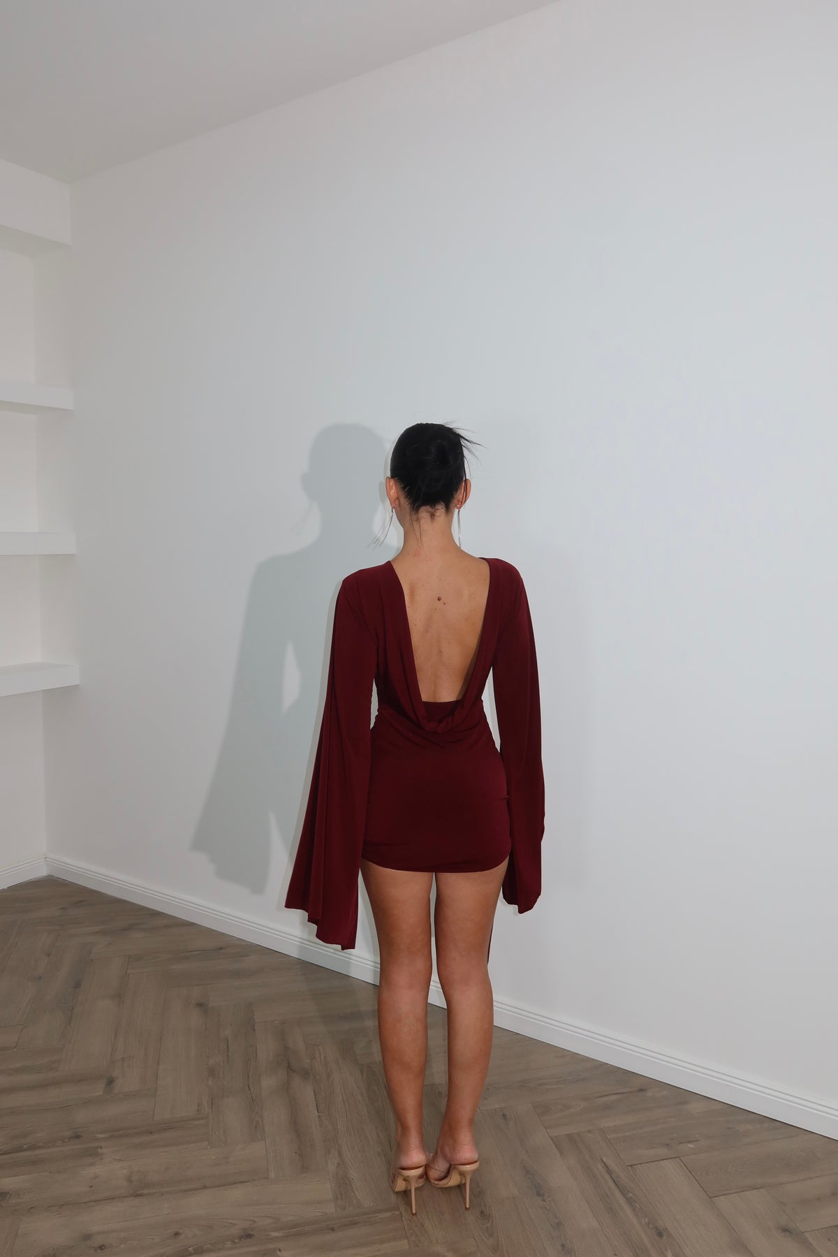 MiniDress PEAKY bordeaux