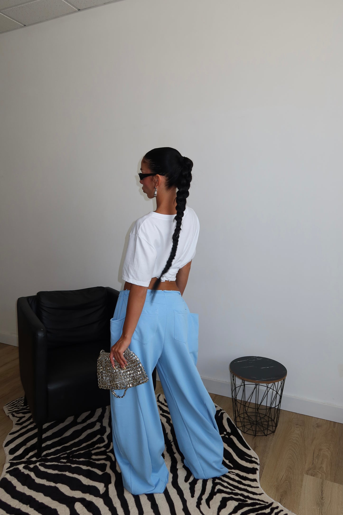 Pants BRENDA celeste