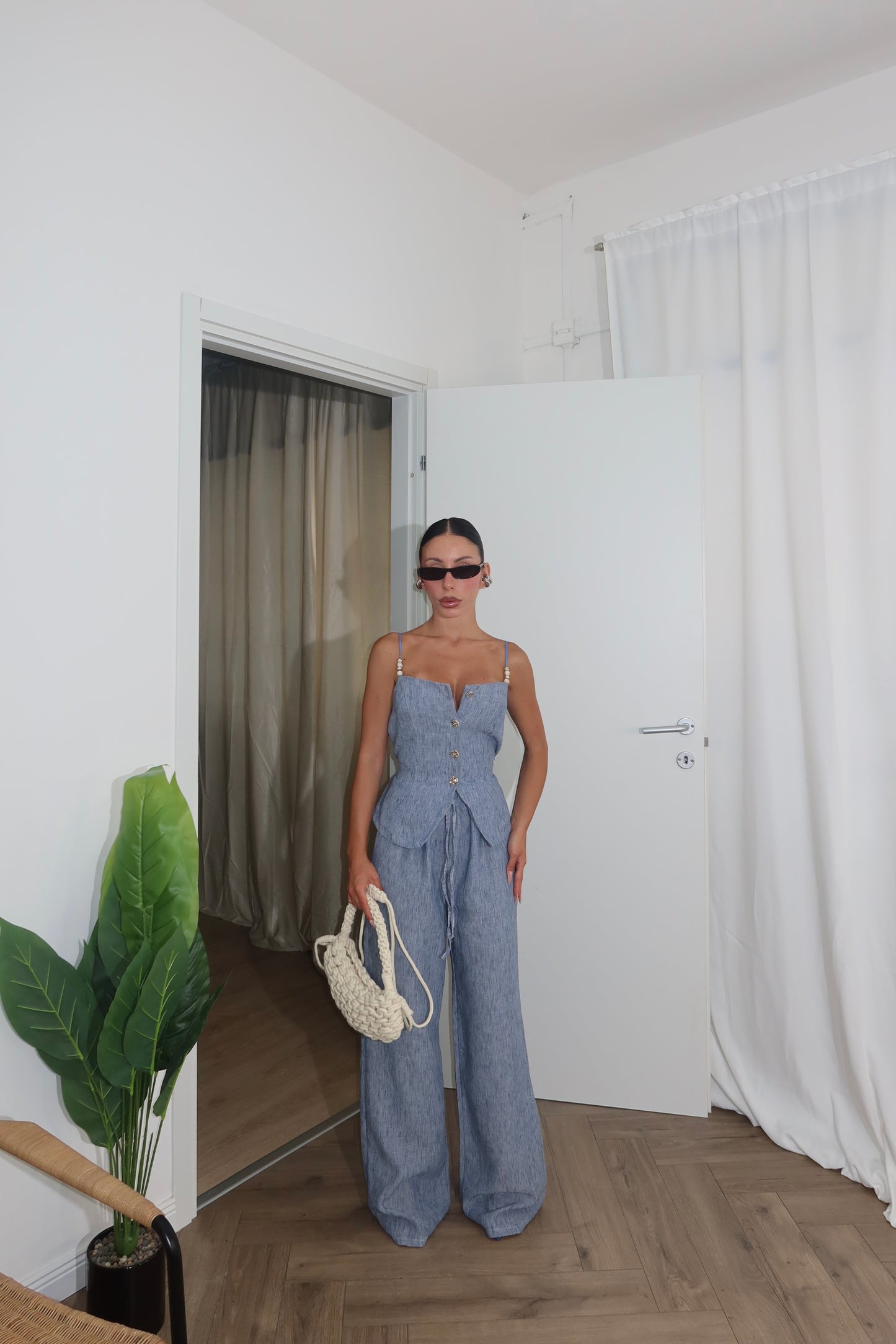 Cordset WALKING fake denim