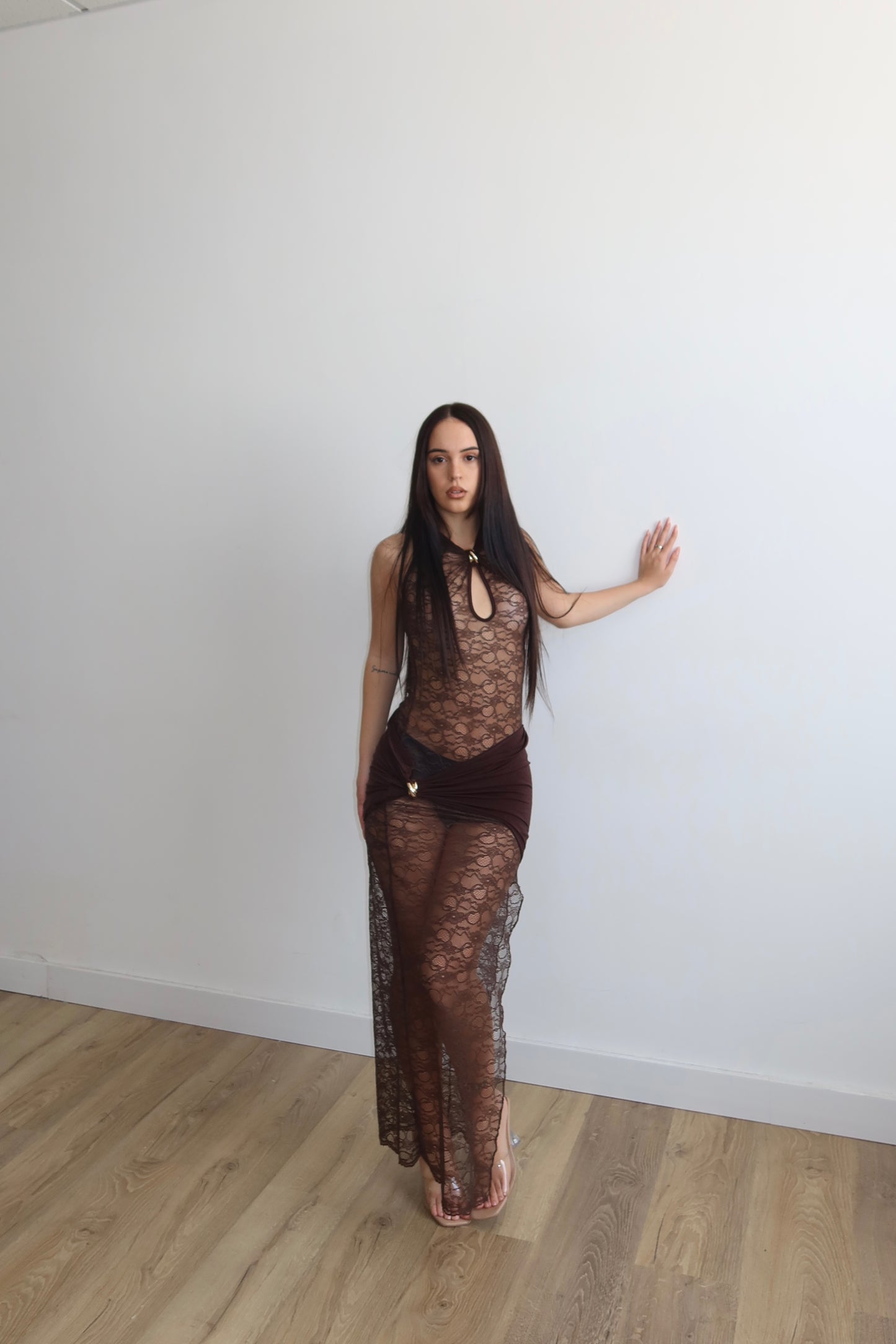 LongDress TWINSET choco