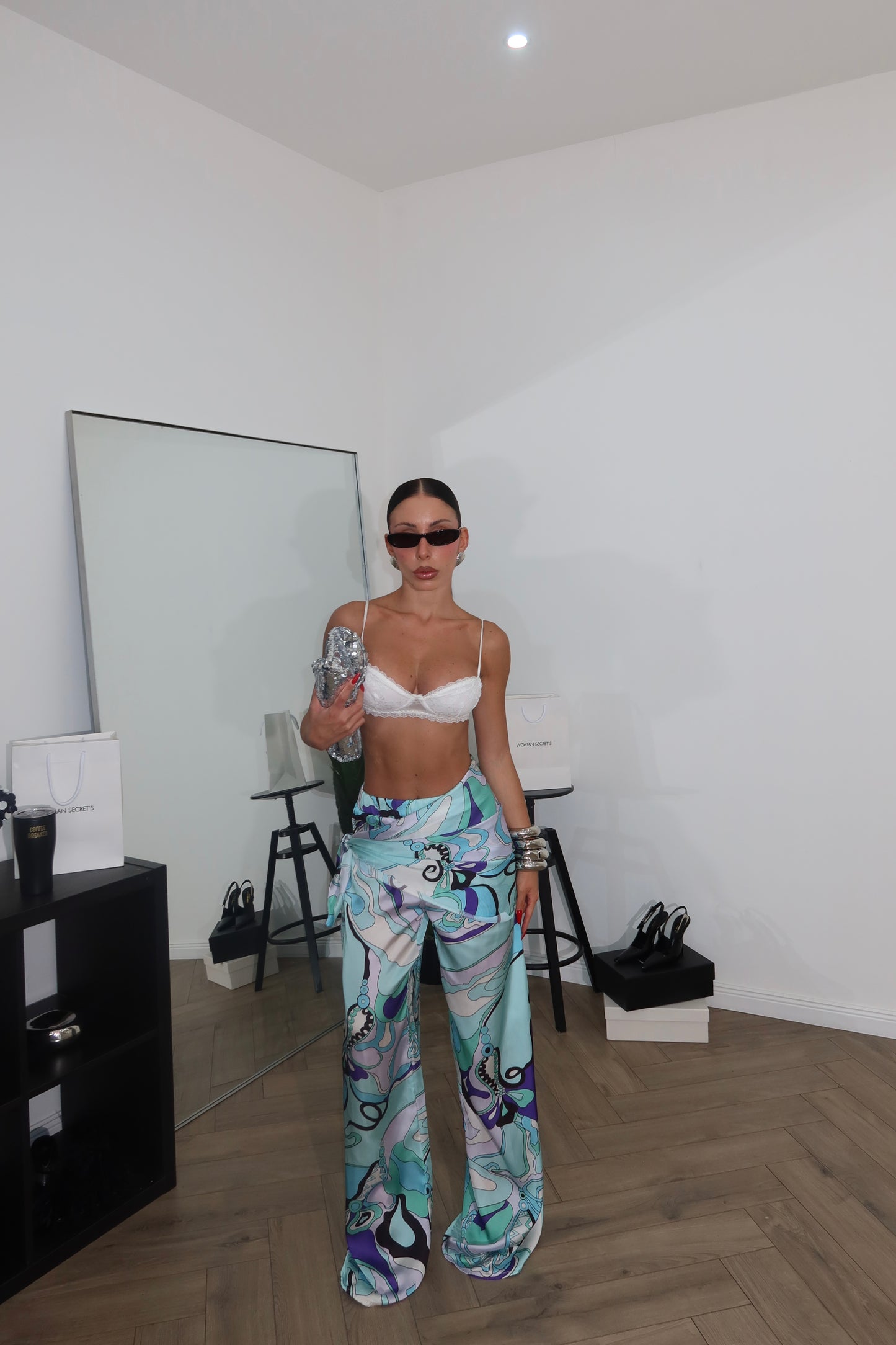 Pants DESIGN azzurro