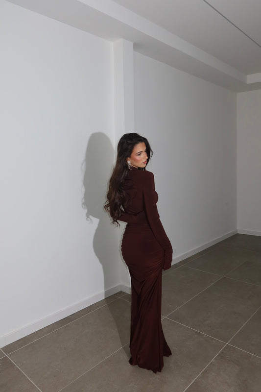 LongDress ZARINA choco