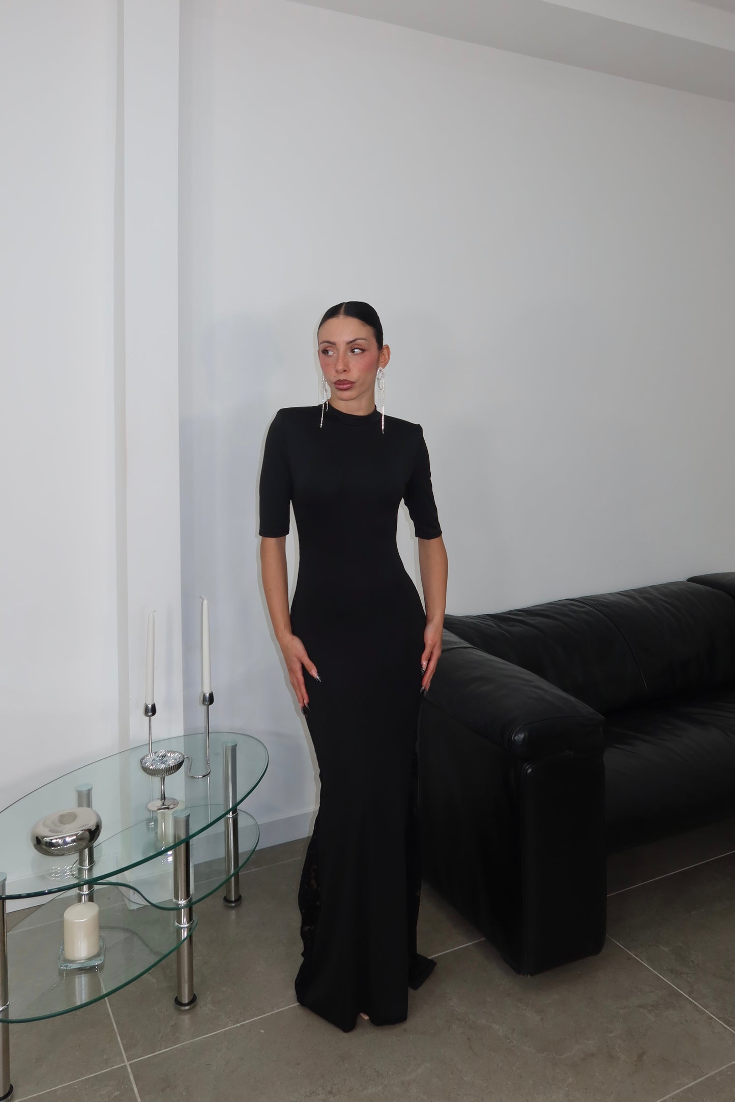 LongDress CHANTAL nero