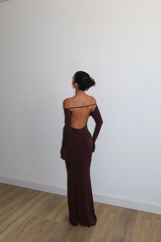 LongDress NAOKO choco