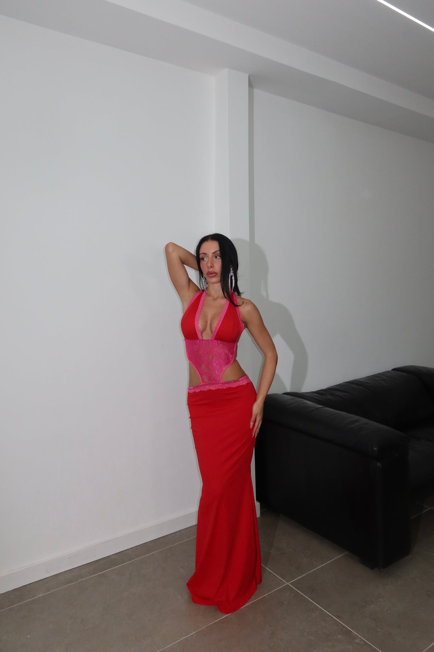 LongDress HILARY rosso