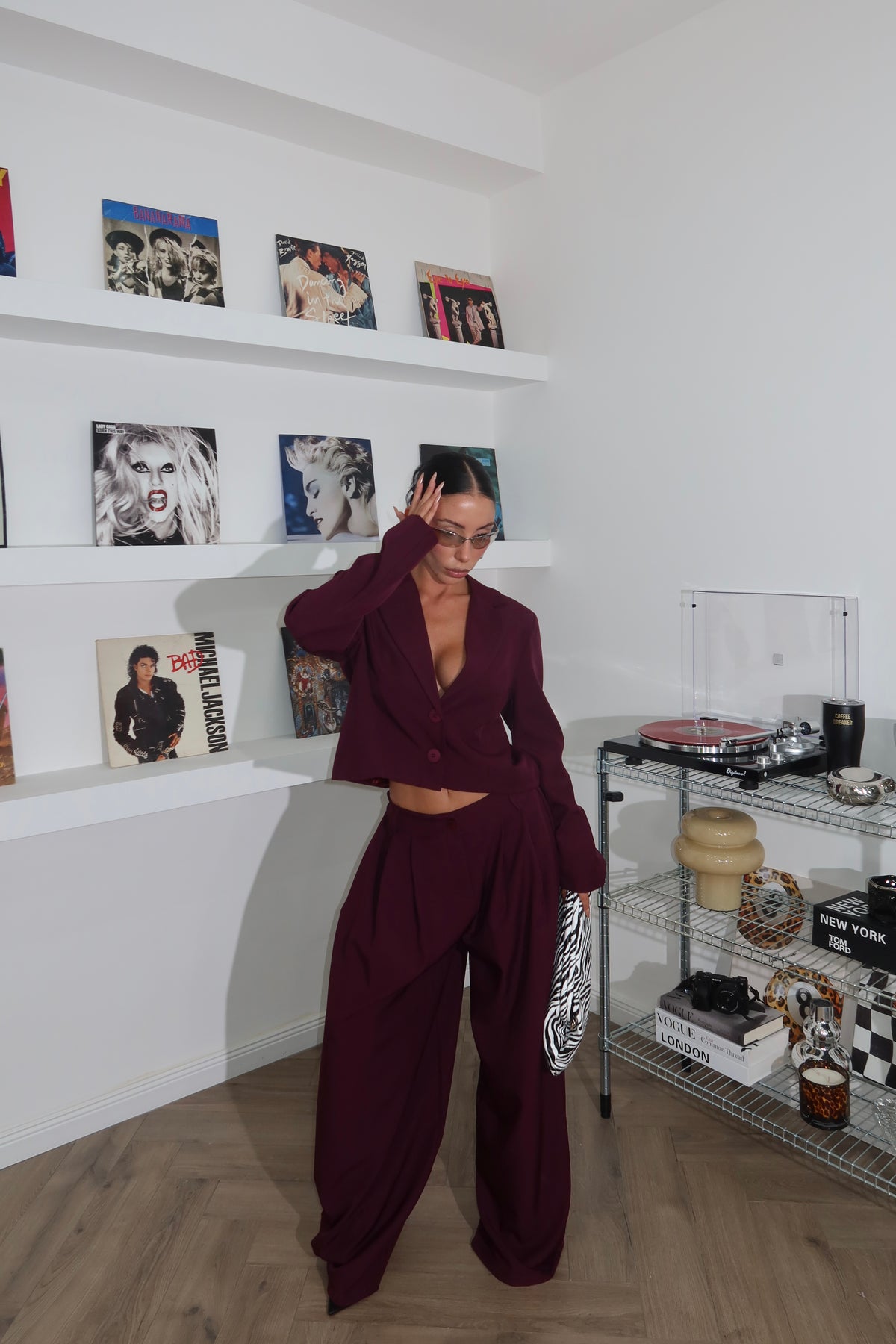 Tailleur RANDOM bordeaux