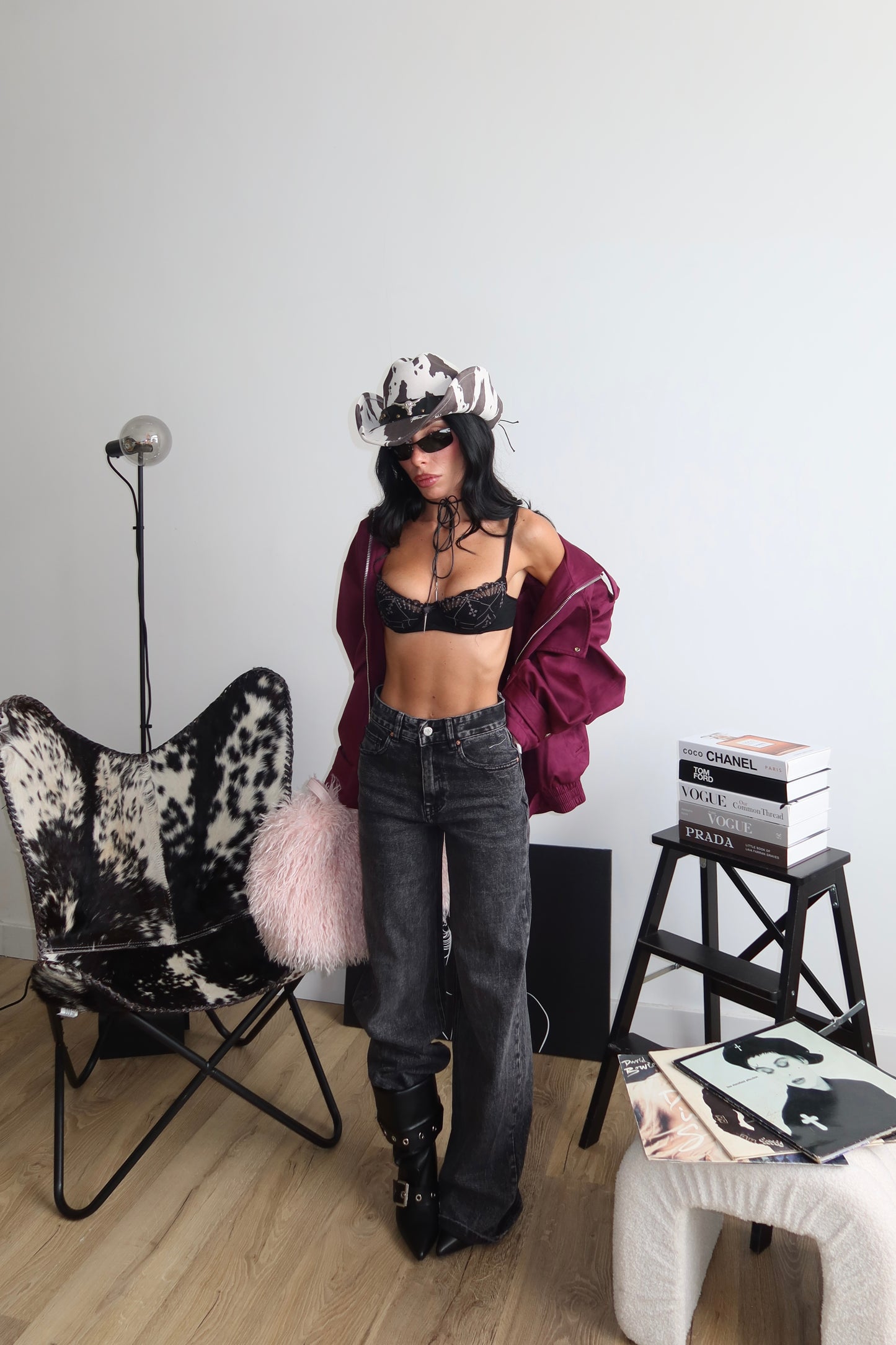 Jeans BLACK CHAIN