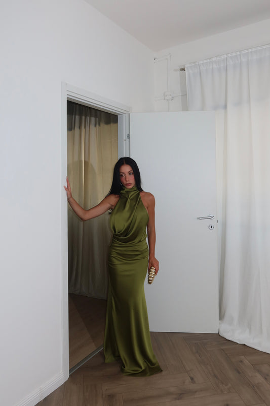 LongDress BELLE verde acido