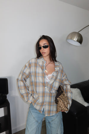 Camicia JEREMIAH azzurro/giallo