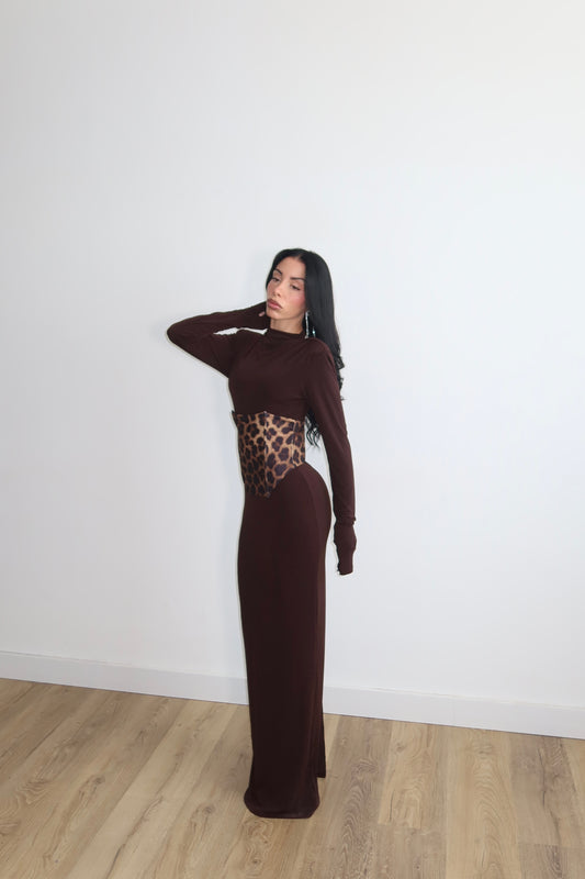 LongDress FIERCE choco