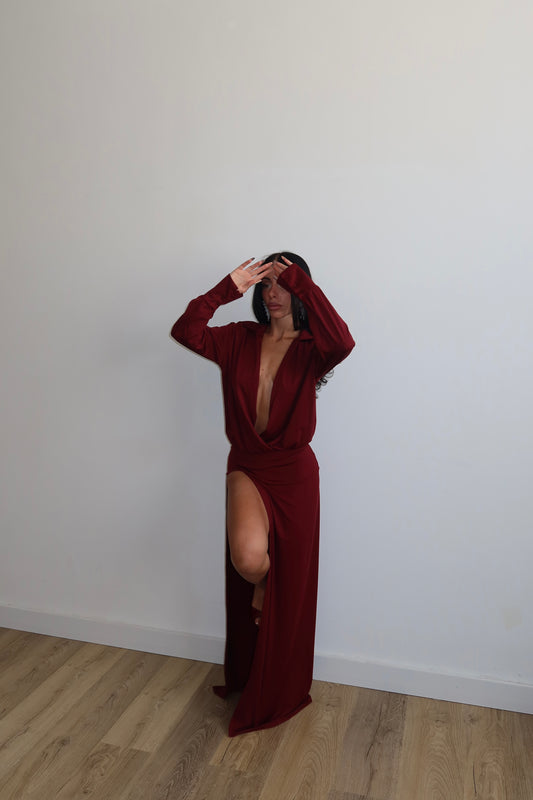 LongDress TATIANA bordeaux