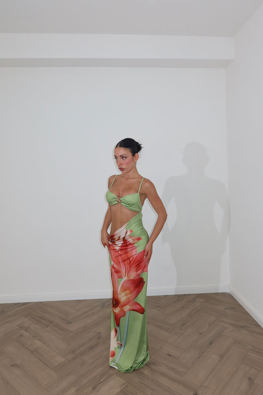 LongDress TULIPAN verde