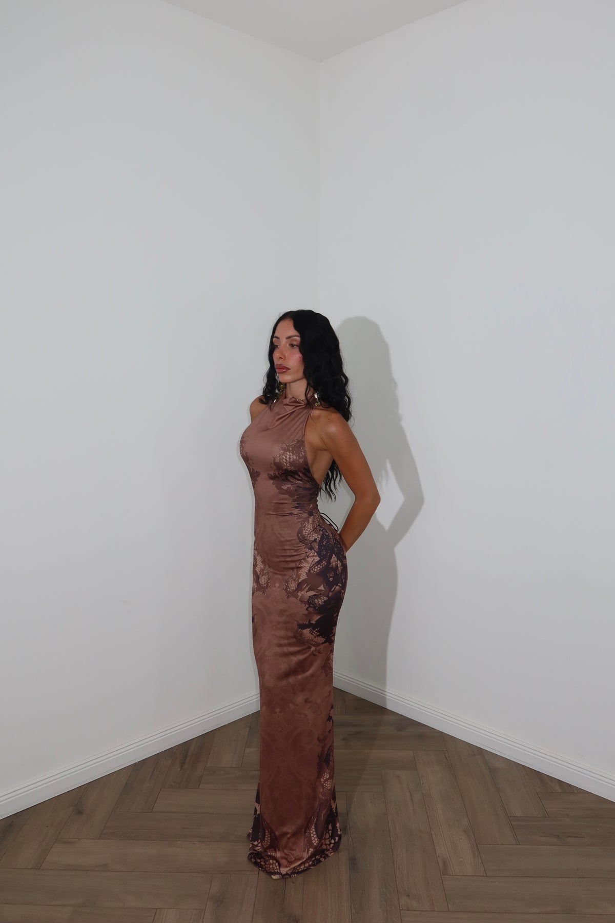 Longdress TAMARA choco