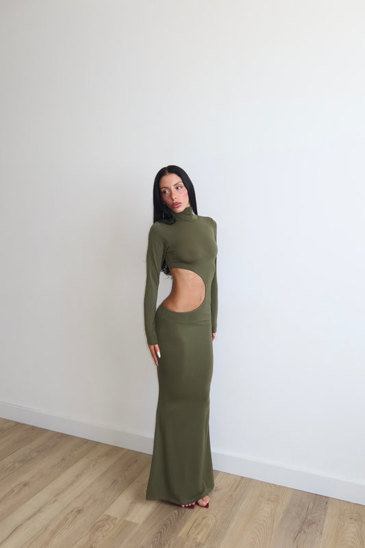 LongDress ARTEMIS 2.0 verde militare
