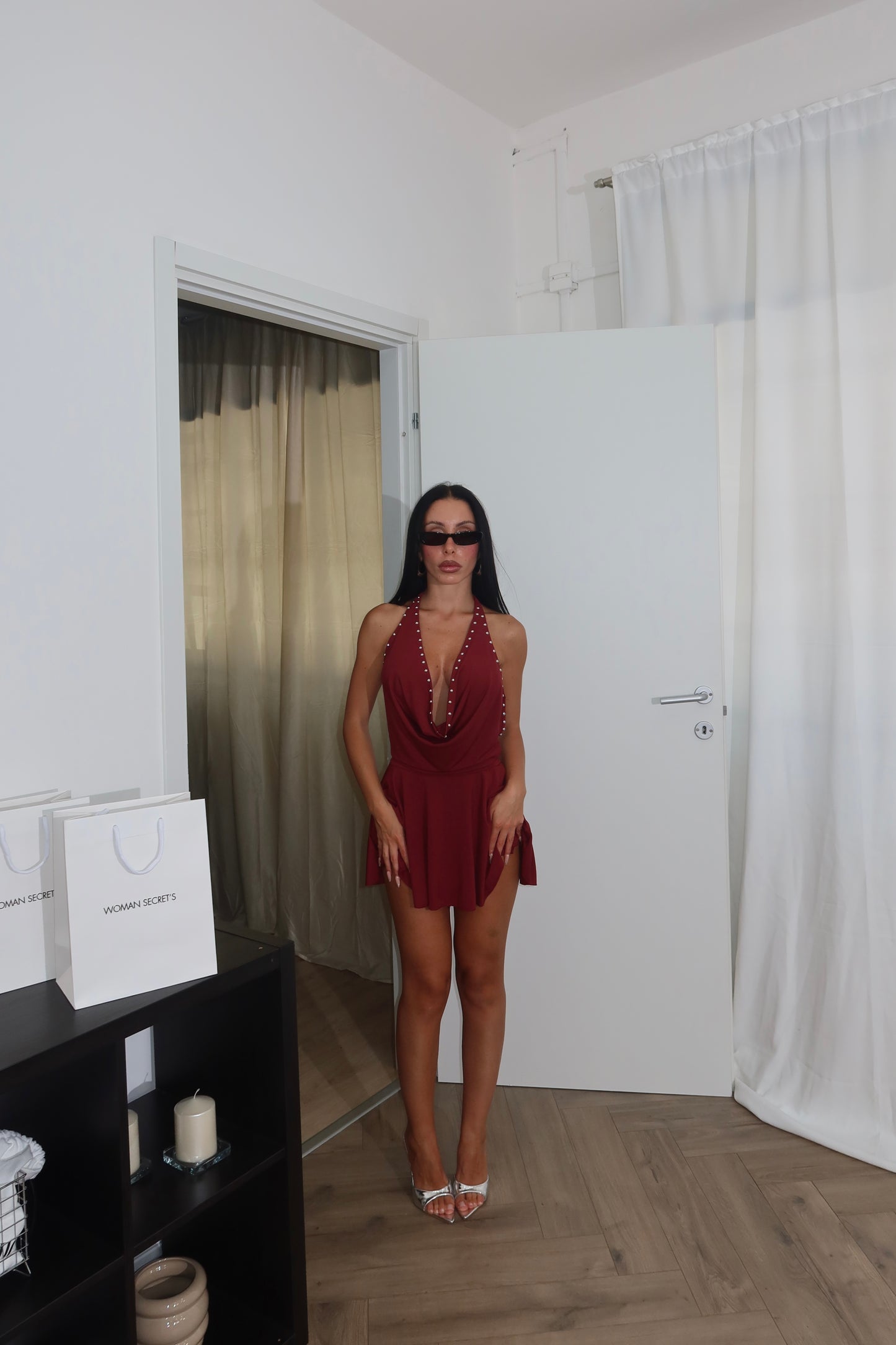 MiniDress PERSIA bordeaux