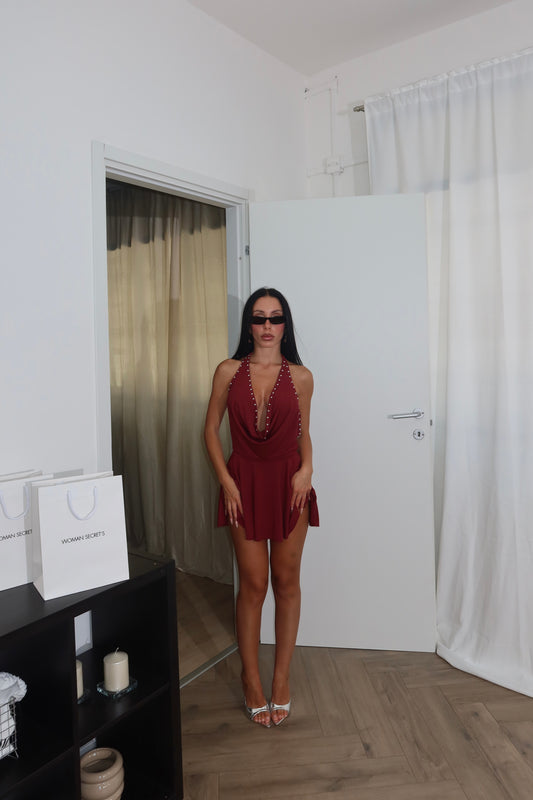 MiniDress PERSIA bordeaux