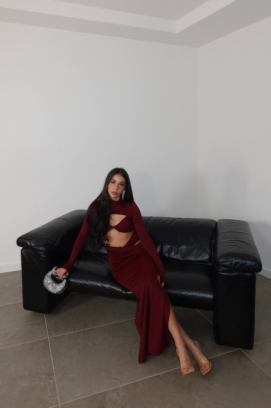 LongDress FERGIE bordeaux