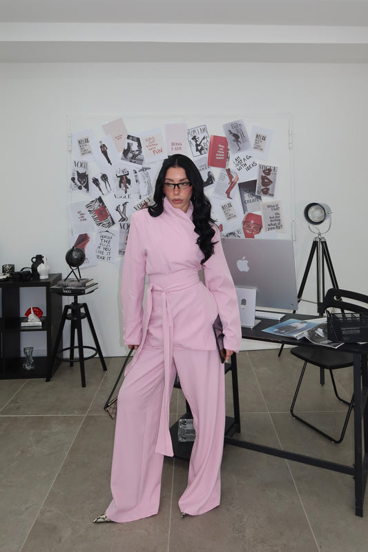 Tailleur KIMONO rosa
