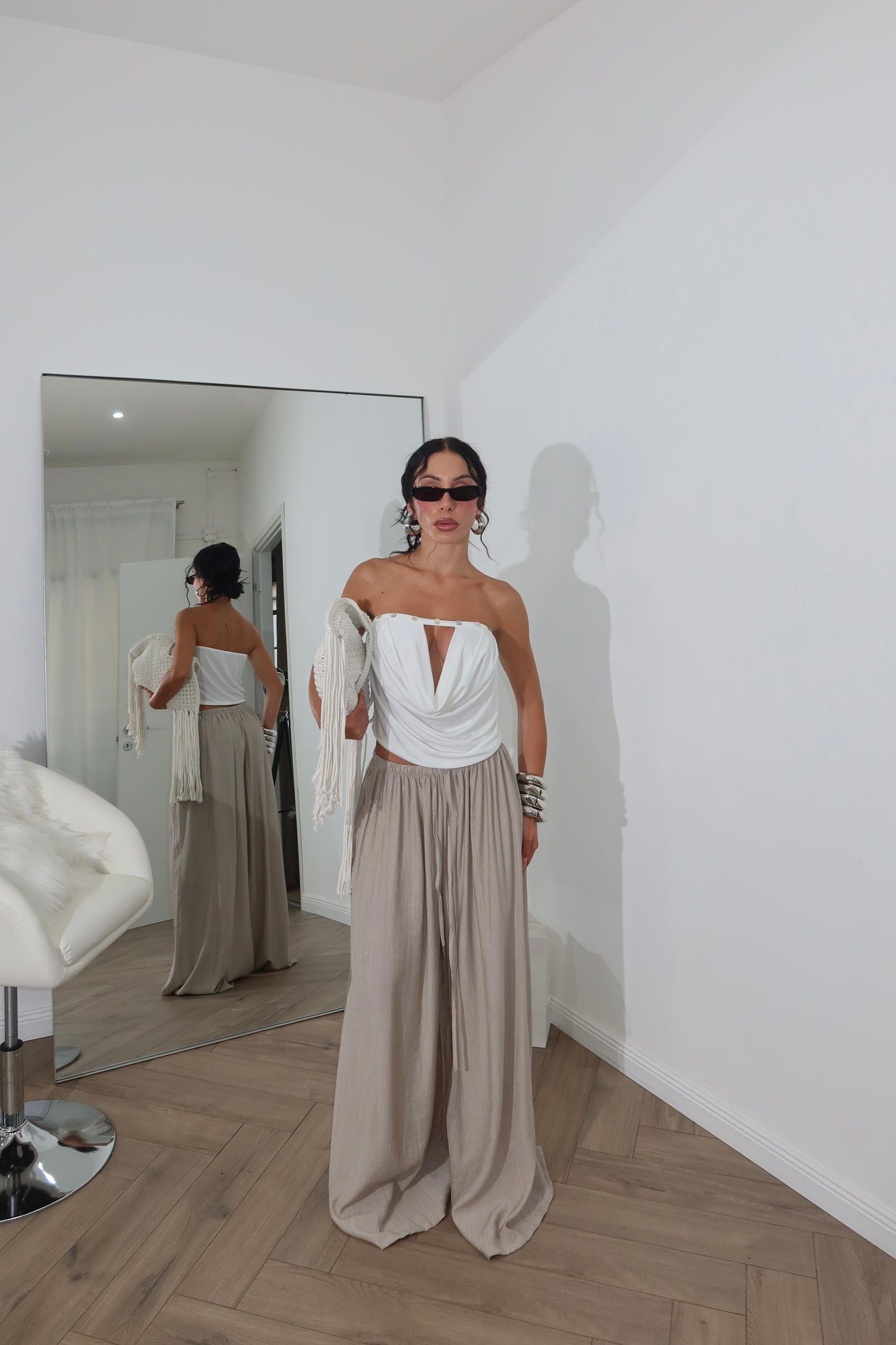 Pants FRESCO fango