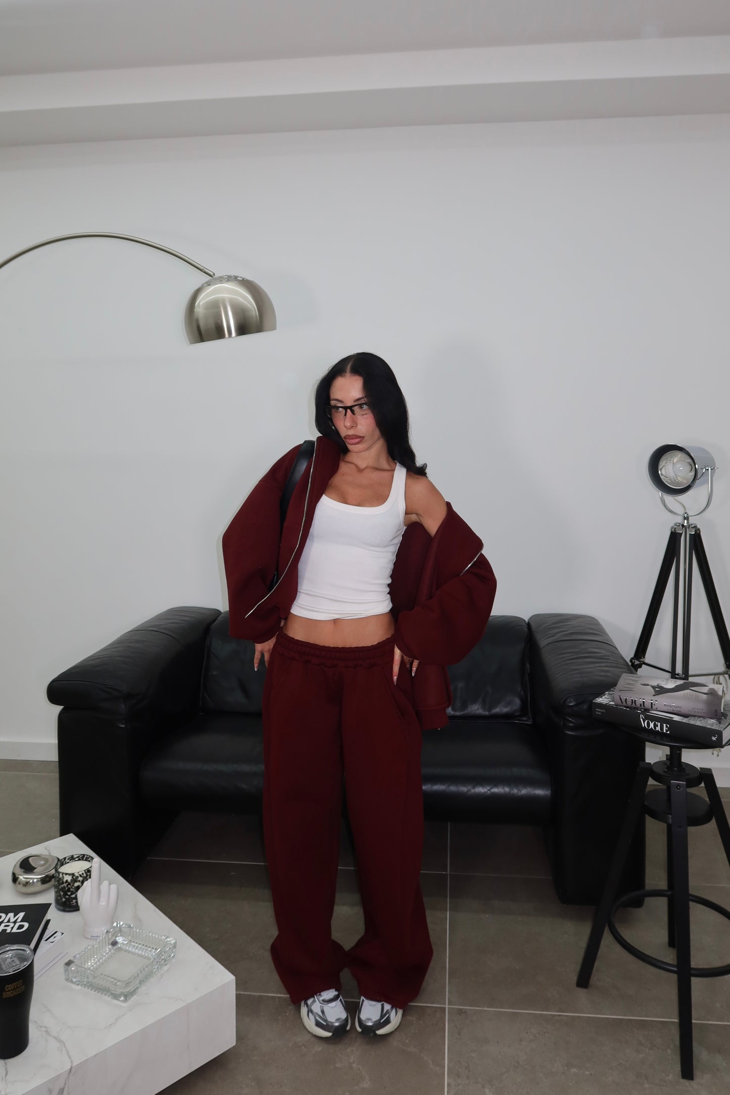 Cordset WORK OUT bordeaux