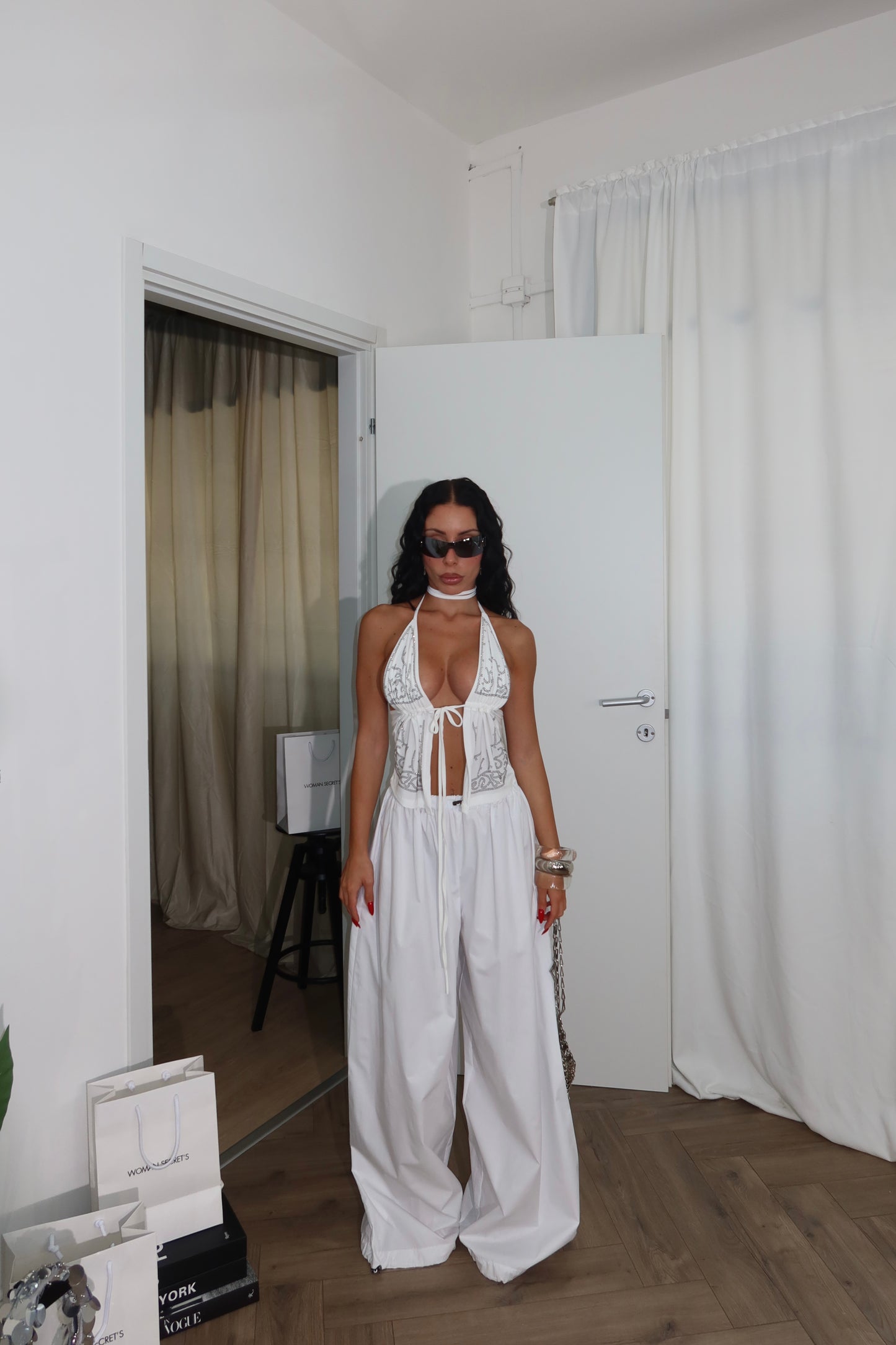 Pants X EVERY DAY bianco